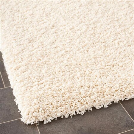 Safavieh 3 x 5 ft. Small Rectangle Ivory California Shag Rug SG151-1212-3